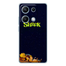 Чехол с мультфильмом Шрек на Xiaomi Redmi Note 14S – Шрек лого