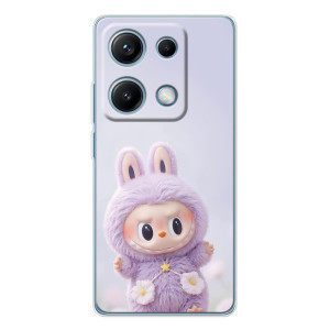 Чехол с принтом Лабубу для Xiaomi Redmi Note 14S – Фиолетовый Лабубу
