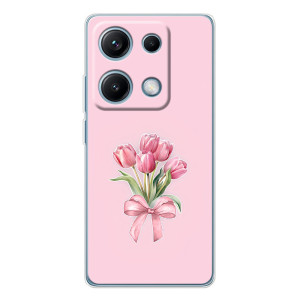 Чохол з розовим принтом для Xiaomi Redmi Note 14S