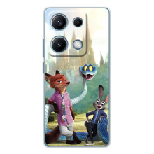 Чехол Зоотрополіс на Xiaomi Redmi Note 14S – Ник Джуди и змея
