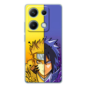 Купить Чехлы на телефон с принтом Anime для Xiaomi Redmi Note 14S – Naruto Vs Sasuke