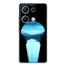 Летний Чехол на Xiaomi Redmi Note 14S – Синий Водопад