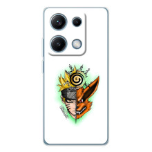 Naruto Anime Чехлы для Редми Нот 14С (AlphaPrint) (Наруто Курама)