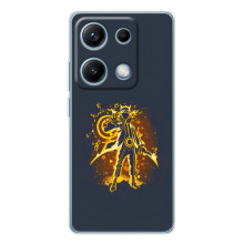 Naruto Anime Чехлы для Редми Нот 14С (AlphaPrint) (золотой Наруто)