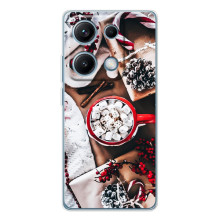 Рождественские, Праздничные Чехлы для Редми Нот 14С (Рождественская атмосфера)