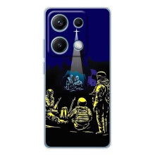 Рождественские, Праздничные Чехлы для Редми Нот 14С (Рождество в Украине)