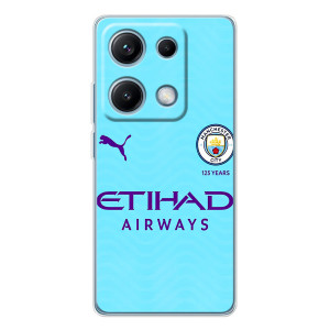 Силиконовые Чехлы принт Футбол на Xiaomi Redmi Note 14S – Man City