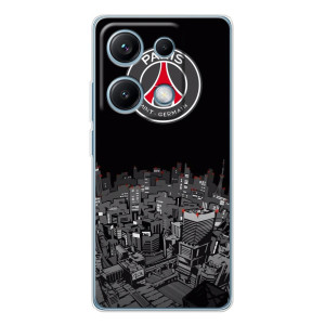 Силиконовые Чехлы принт Футбол на Xiaomi Redmi Note 14S – PSG