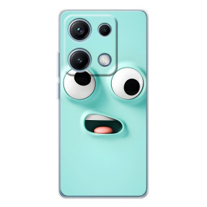 Силиконовые Чехлы (смешные стикеры) для Xiaomi Redmi Note 14S – мордочка