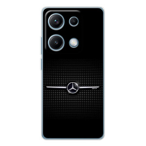 Силіконовий бампер з картинкою машини на Xiaomi Redmi Note 14S – Mercedes
