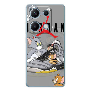 Силиконовый Чехол Nike Air Jordan на Редми Ноут 14С – Air Jordan