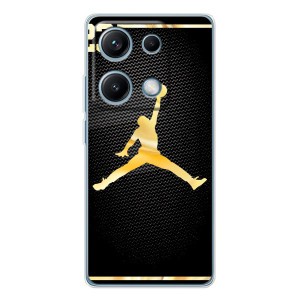 Силиконовый Чехол Nike Air Jordan на Редми Ноут 14С – Джордан 23