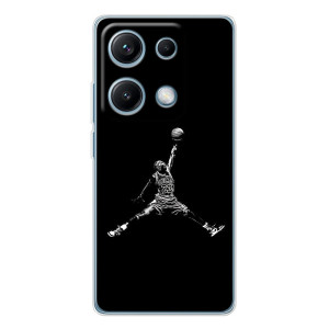 Силиконовый Чехол Nike Air Jordan на Редми Ноут 14С – Джордан