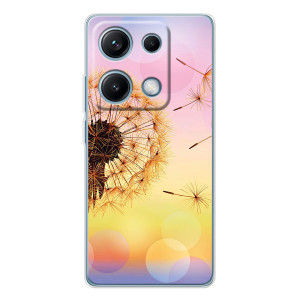 Силіконовий Чохол з кульбабками на Xiaomi Redmi Note 14S – Квітка-кульбаба
