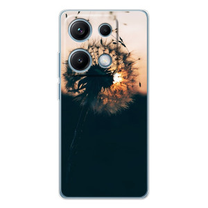 Силіконовий Чохол з кульбабками на Xiaomi Redmi Note 14S – Гарна кульбабка