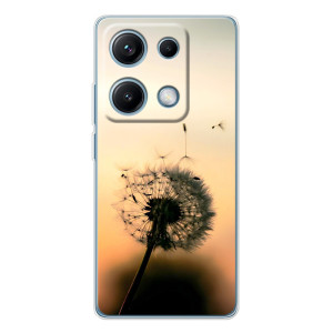 Силіконовий Чохол з кульбабками на Xiaomi Redmi Note 14S – Роздмухана кульбабка