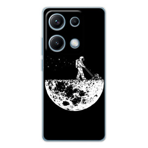 Силиконовый Чехол с принтом "Космонавты" на Xiaomi Redmi Note 14S – Космонавт