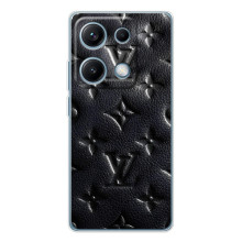 Текстурный Чехол Louis Vuitton для Редми Ноут 14С (Черный ЛВ)
