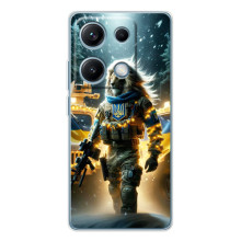 Українські, патріотичні Чохли для Редмі Нот 14С (ЛЕВ ЗСУ)