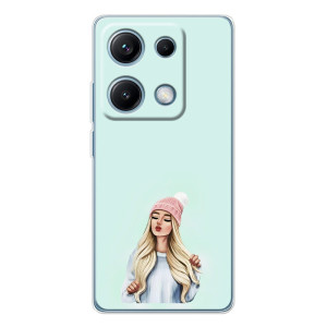 Силіконовый Чохол на Xiaomi Redmi Note 14S з картинкой Модных девушек – В шапці