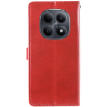 Кожаный чехол-книжка GETMAN Gallant (PU) для Xiaomi Redmi Note 15 4G/5G (EU) – Красный