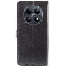 Кожаный чехол-книжка GETMAN Gallant (PU) для Xiaomi Redmi Note 15 4G/5G (EU) – Черный