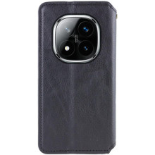 Шкіряний чохол-книжка GETMAN Cubic (PU) для Xiaomi Redmi Note 15 4G/5G (EU) – Чорний