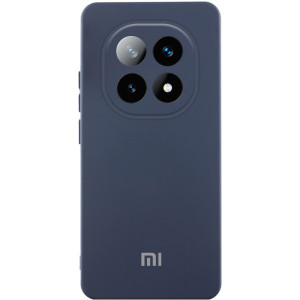 Чохол Silicone Cover Lakshmi Full Camera (AAA) with Logo для Xiaomi Redmi Note 15 4G/5G (EU) – Темно-синій