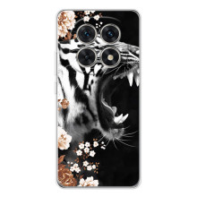 Чехлы с картинками животных Xiaomi Redmi Note 15 5G (Стильный ТИГР)