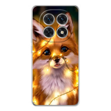 Чохли з картинкою Лисичка для Xiaomi Redmi Note 15 5G (VPrint) (Лисичка в гірляндах)