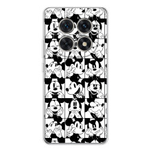 Чохли з принтом Міккі Маус на Xiaomi Redmi Note 15 5G (Колаж Микки Маус)