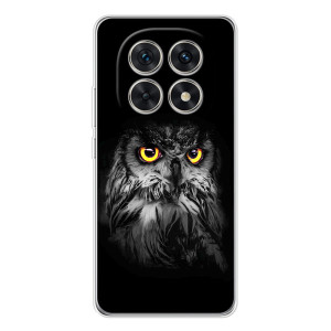 Чехлы с принтом СОВЫ для Xiaomi Redmi Note 15 5G – Сова на чёрном