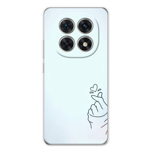 Чохол (Знак сердечка) для Xiaomi Redmi Note 15 5G – Сердечко на блакитному