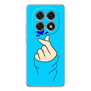 Чохол (Знак сердечка) для Xiaomi Redmi Note 15 5G – Сердечко на синоьому