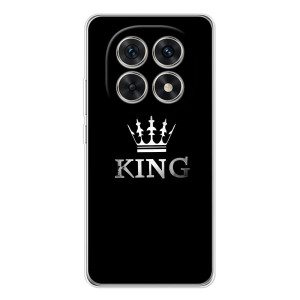Чехол (Корона на чёрном фоне) для 示例: Миаоми Редми Ноут 15 5Джи – KING