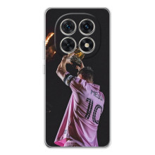 Чехол Месси футболист для Xiaomi Redmi Note 15 5G – Месси с кубом