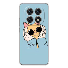 Чохол на Шьомуі Мі Redmi Ноте 15 5G з Котиками (VPrint) (Котик в окулярах)