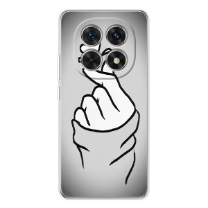 Чехол с принтом для Xiaomi Redmi Note 15 5G (AlphaPrint - Знак сердечка)