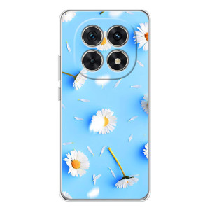 Чехол с Цветами для Xiaomi Redmi Note 15 5G – ромашки на голубом