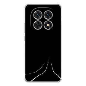 Чехол с картинками на черном фоне для Xiaomi Redmi Note 15 5G – Дорога