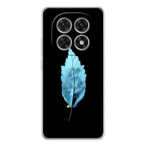 Чехол с картинками на черном фоне для Xiaomi Redmi Note 15 5G – Листочек