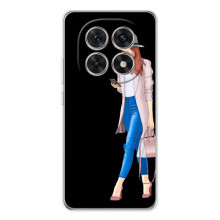 Чохол з картинкою Модні Дівчата Xiaomi Redmi Note 15 5G (Дівчина з телефоном)