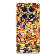 Чохли з принтом НАРУТО на Xiaomi Redmi Note 15 5G – Коллаж Наруто