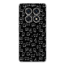 Чохол з принтом для Xiaomi Redmi Note 15 5G (AlphaPrint) Модні коти – Маленькі котики