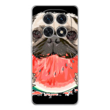 Чохол (ТПУ) Милі песики для Xiaomi Redmi Note 15 5G (Смішний Мопс)