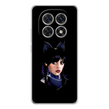 Чехлы Венсдей на Xiaomi Redmi Note 15 5G Уэнсдей (AlphaPrint) (серьезная Уэнздей)