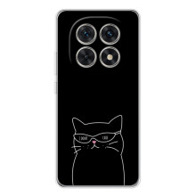 Чохол з малюнком кіт на Xiaomi Redmi Note 15 5G (Байдужий кіт)