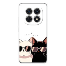 Чохол з малюнком кіт на Xiaomi Redmi Note 15 5G (Коти в окулярах)