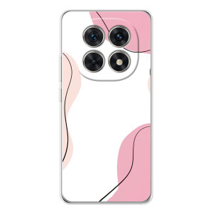 Чохол квітковий дизайн для Xiaomi Redmi Note 15 5G – Рожевий фон