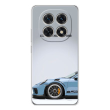 Чехол с авто Порше для Xiaomi Redmi Note 15 5G – Голубой Порше